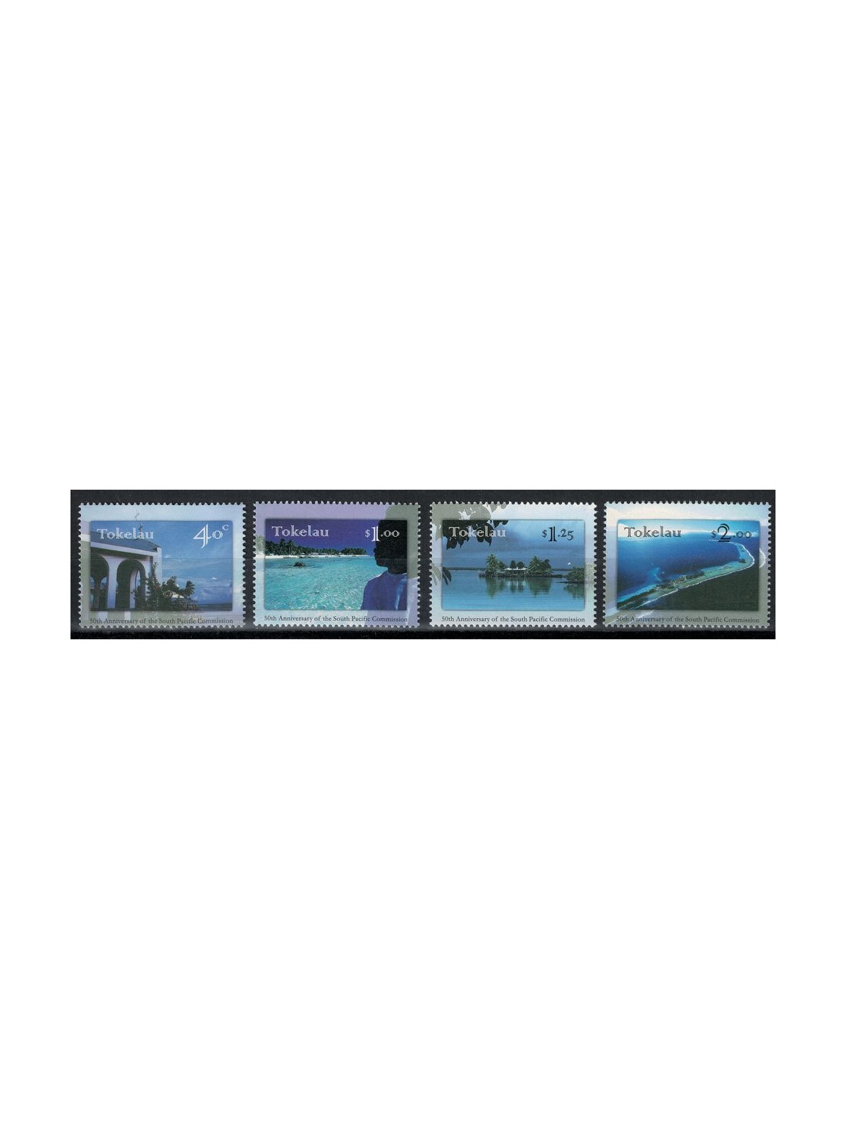 TOKELAU 1997 South Pacific commission 4v MNH**