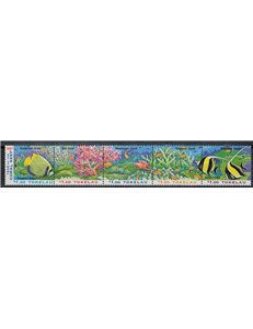 TOKELAU 1997 Coral reefs 5v MNH**