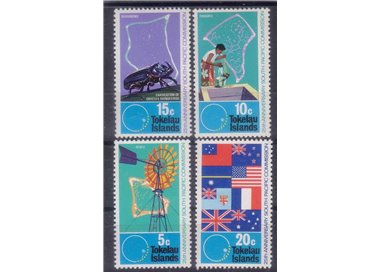 TOKELAU 1972 South pacific commission 4v MH*