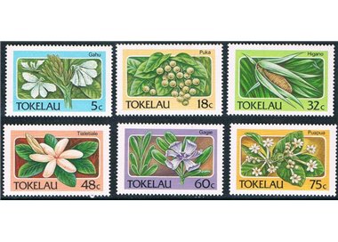 TOKELAU 1987 Fiori - Flowers 6v MH*