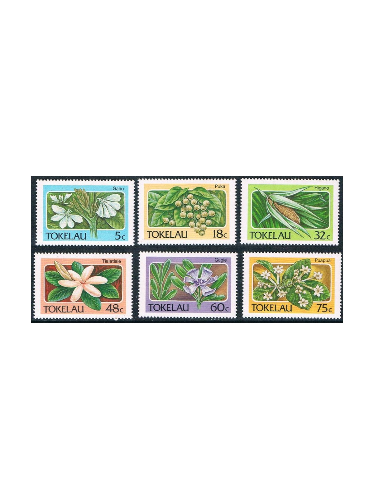 TOKELAU 1987 Flowers - Flowers 6v MH*