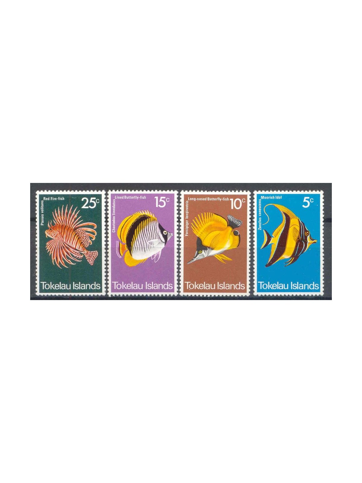 TOKELAU 1975 Pisces - Fish 4v MH*