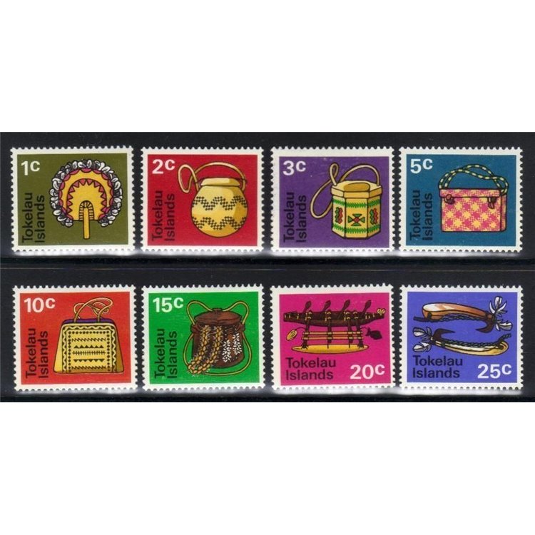 TOKELAU 1971 Crafts - Handicrafts 8v MH*