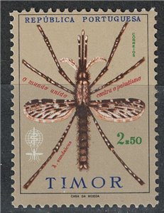 TIMOR 1962 Lotta contro la malaria MNH**