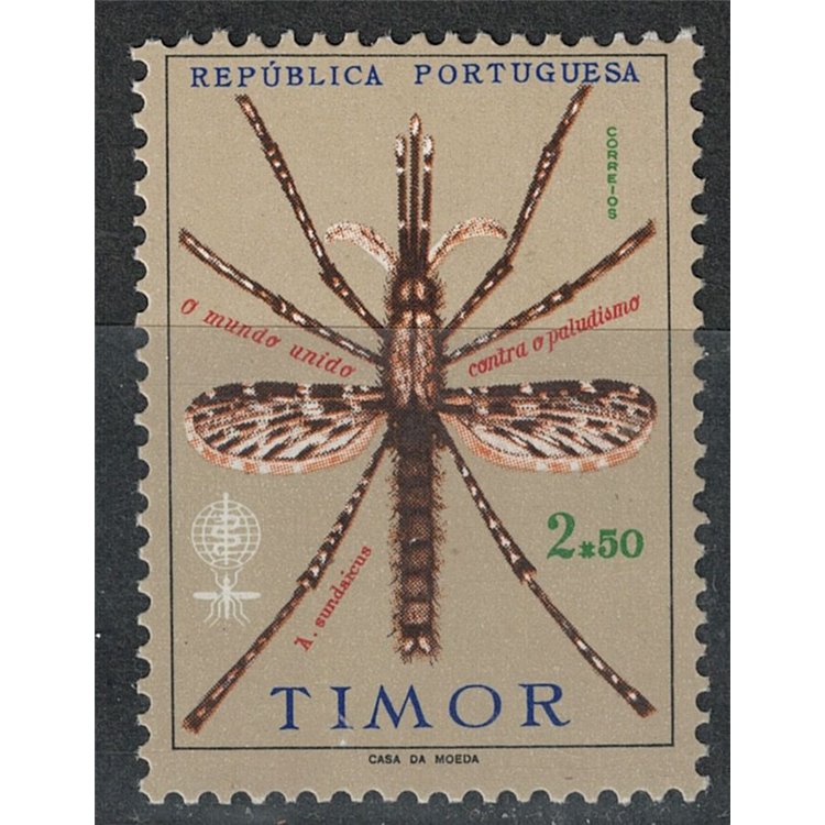 TIMOR 1962 Lotta contro la malaria MNH**