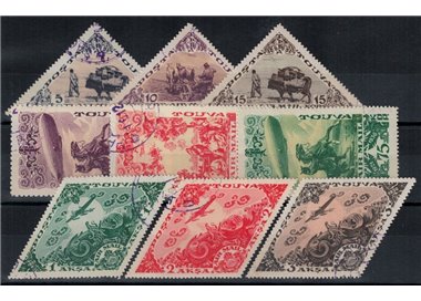 TOUVA 1936 Anniversary of the Republic, airmail 9v used