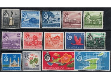 TRINIDAD & TOBAGO 1960-64 Ordinary series 14v MNH**