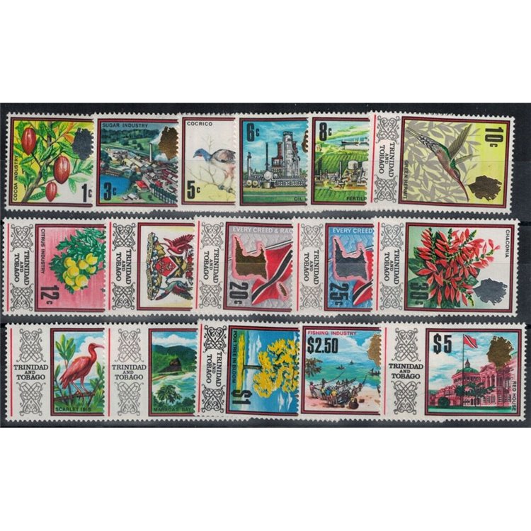 TRINIDAD & TOBAGO 1969 Serie ordinaria 16v MNH**