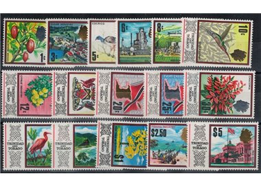 TRINIDAD & TOBAGO 1969 Ordinary series 16v MNH**