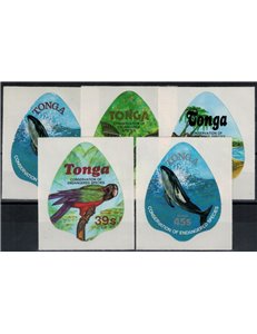 TONGA 1978 Animali in via di estinzione (posta aerea) 5v MNH**