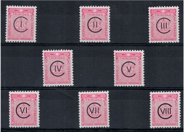 TRINIDAD & TOBAGO 1980 Insurance stamps 8v MNH**