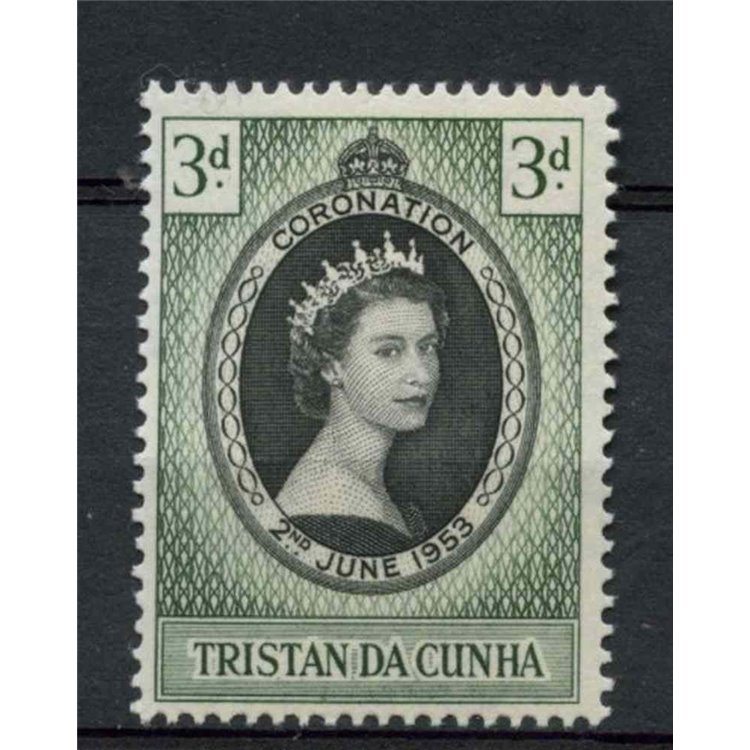 TRISTAN DA CUNHA 1953 Incoronazione di Elisabetta II MNH**