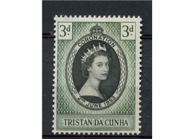 TRISTAN DA CUNHA 1953 Coronation of Elizabeth II MNH**