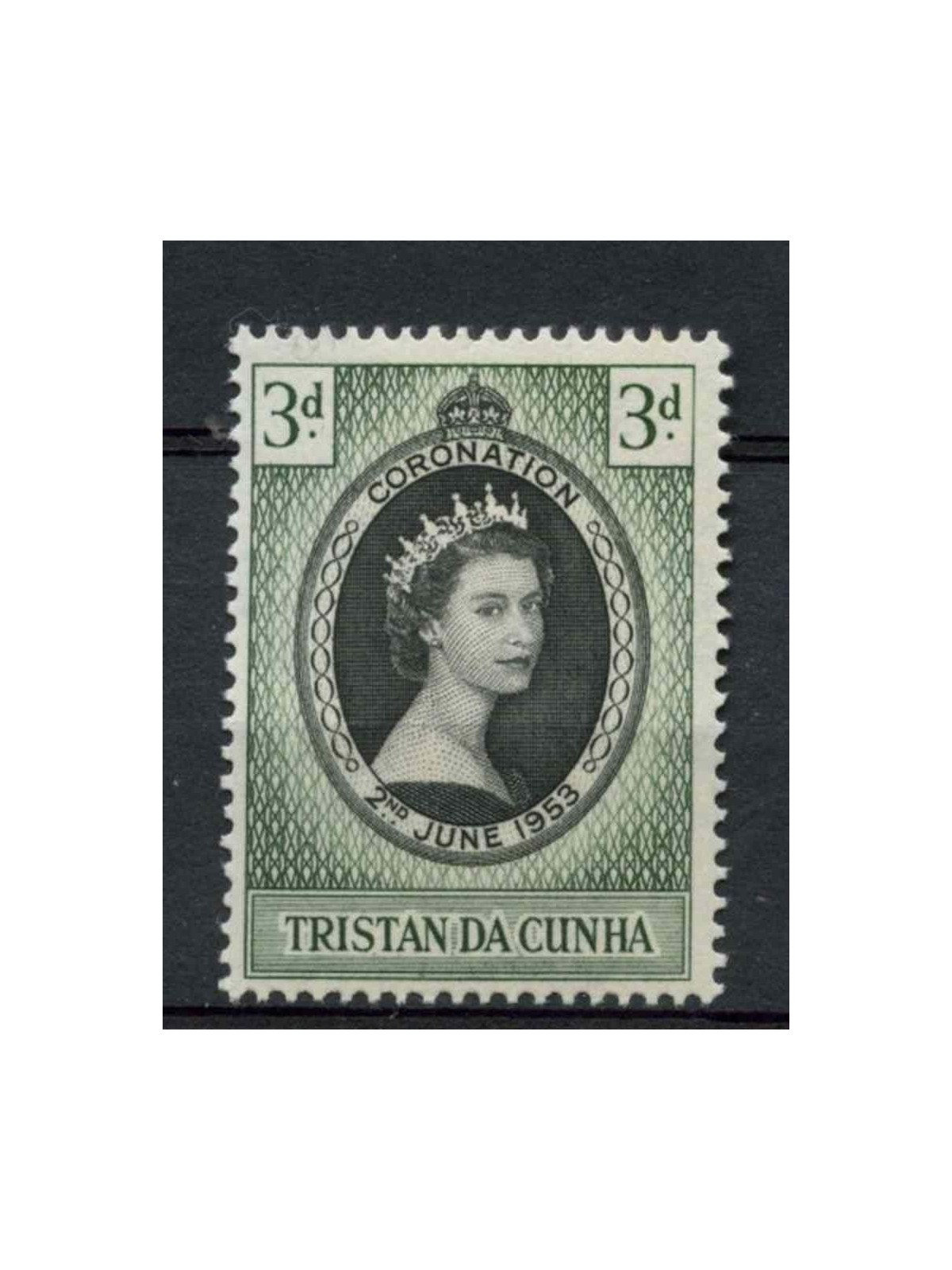 TRISTAN DA CUNHA 1953 Coronation of Elizabeth II MNH**