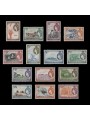 TRISTAN DA CUNHA 1953 Ordinary series 14v MNH**