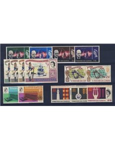 TRISTAN DA CUNHA 1966 Complete Yearset 15v MNH**