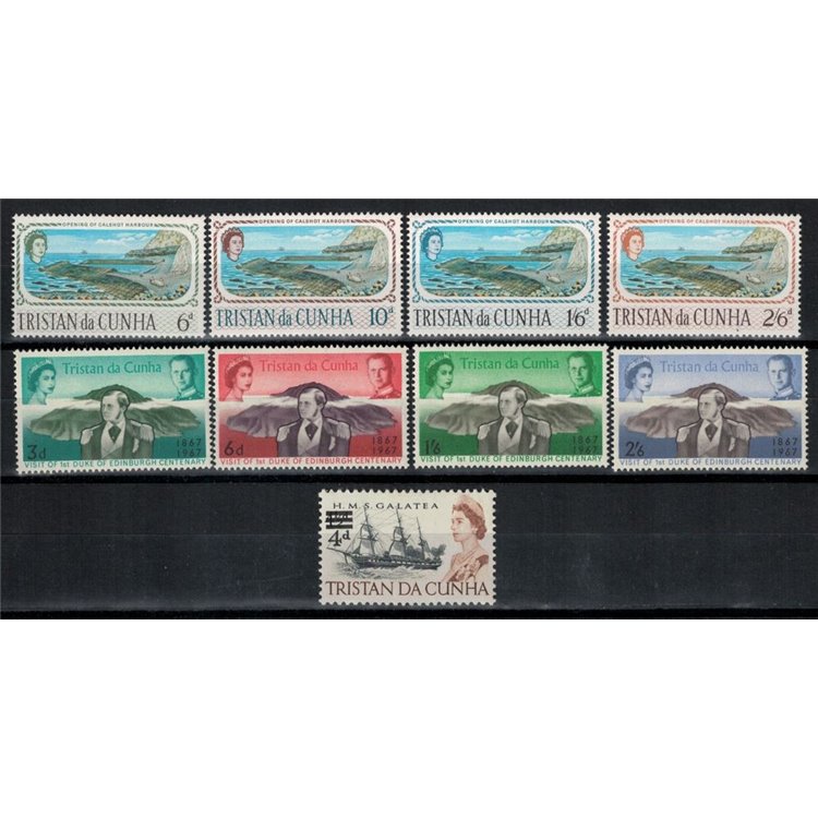 TRISTAN DA CUNHA 1967 Complete Yearset - Complete Yearset 9v MNH**