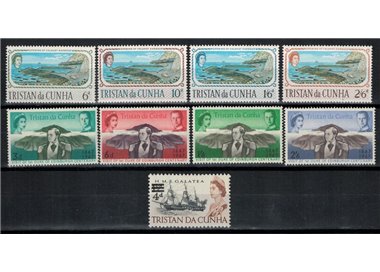 TRISTAN DA CUNHA 1967 Complete Yearset - Complete Yearset 9v MNH**