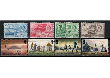 TRISTAN DA CUNHA 1969 Complete Yearset - Complete Yearset 8v MNH**