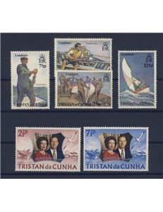 TRISTAN DA CUNHA 1972 Complete Yearset - Complete Yearset 6v MNH**