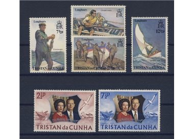 TRISTAN DA CUNHA 1972 Complete Yearset - Complete Yearset 6v MNH**