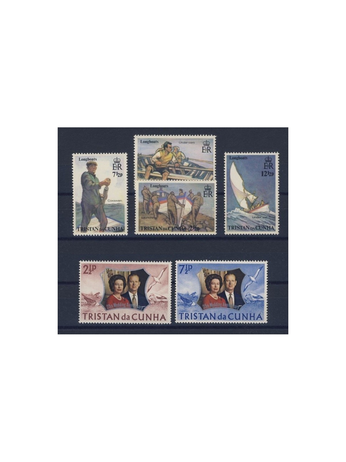 TRISTAN DA CUNHA 1972 Complete Yearset - Complete Yearset 6v MNH**