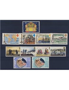 TRISTAN DA CUNHA 1973 Annata Completa - Complete Yearset 11v MNH**