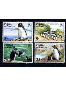 TRISTAN DA CUNHA 1974 Penguins - Penguin 4v MNH**
