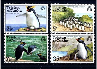 TRISTAN DA CUNHA 1974 Penguins - Penguin 4v MNH**