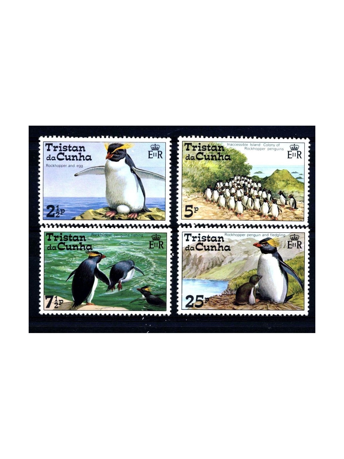 TRISTAN DA CUNHA 1974 Pinguini - Penguin 4v MNH**