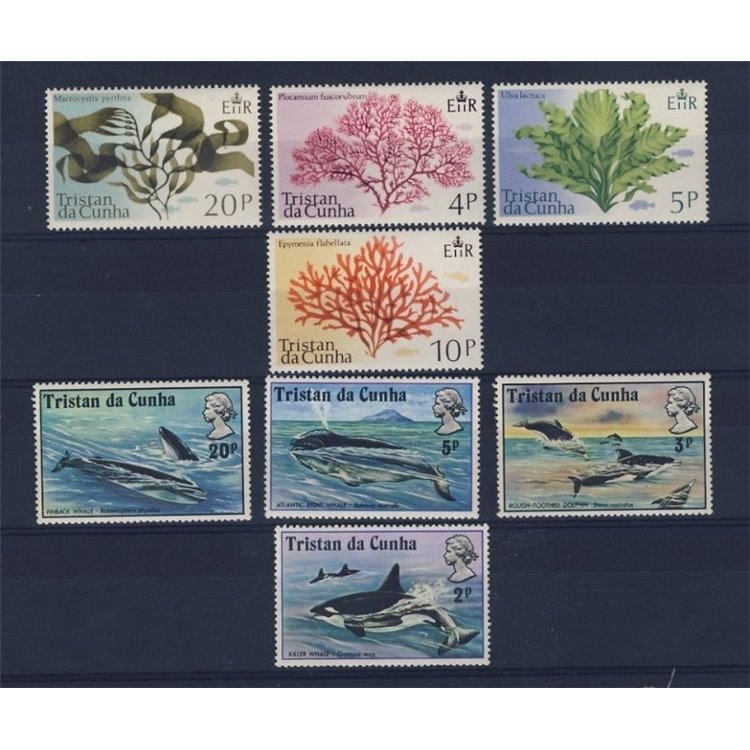 TRISTAN DA CUNHA 1975 Complete Yearset - Complete Yearset 8v MNH**