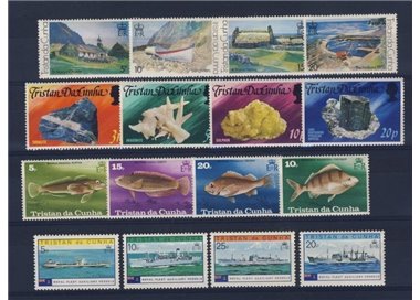 TRISTAN DA CUNHA 1978 Annata Completa - Complete Yearset 16v MNH**