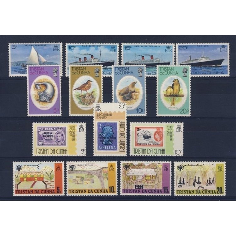 TRISTAN DA CUNHA 1979 Annata Completa 15v MNH**