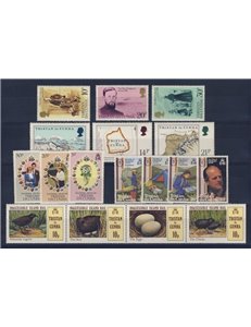TRISTAN DA CUNHA 1981 Annata Completa - Complete Yearset 17v MNH**