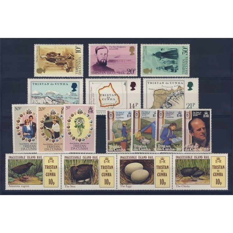 TRISTAN DA CUNHA 1981 Complete Yearset - Complete Yearset 17v MNH**