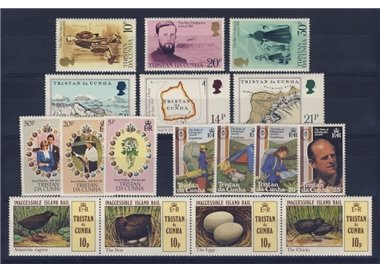 TRISTAN DA CUNHA 1981 Annata Completa - Complete Yearset 17v MNH**