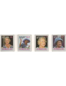 TOKELAU 2000 Queen mother 4v MNH**