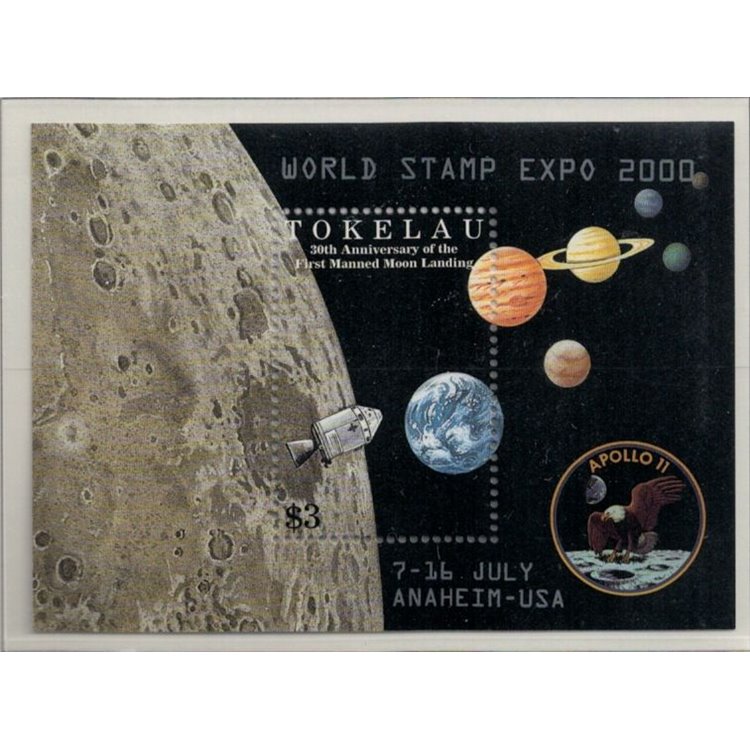 TOKELAU 2000 World stamp expo 1 s/s MNH**