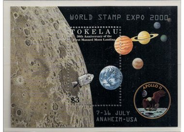 TOKELAU 2000 World stamp expo 1 s/s MNH**