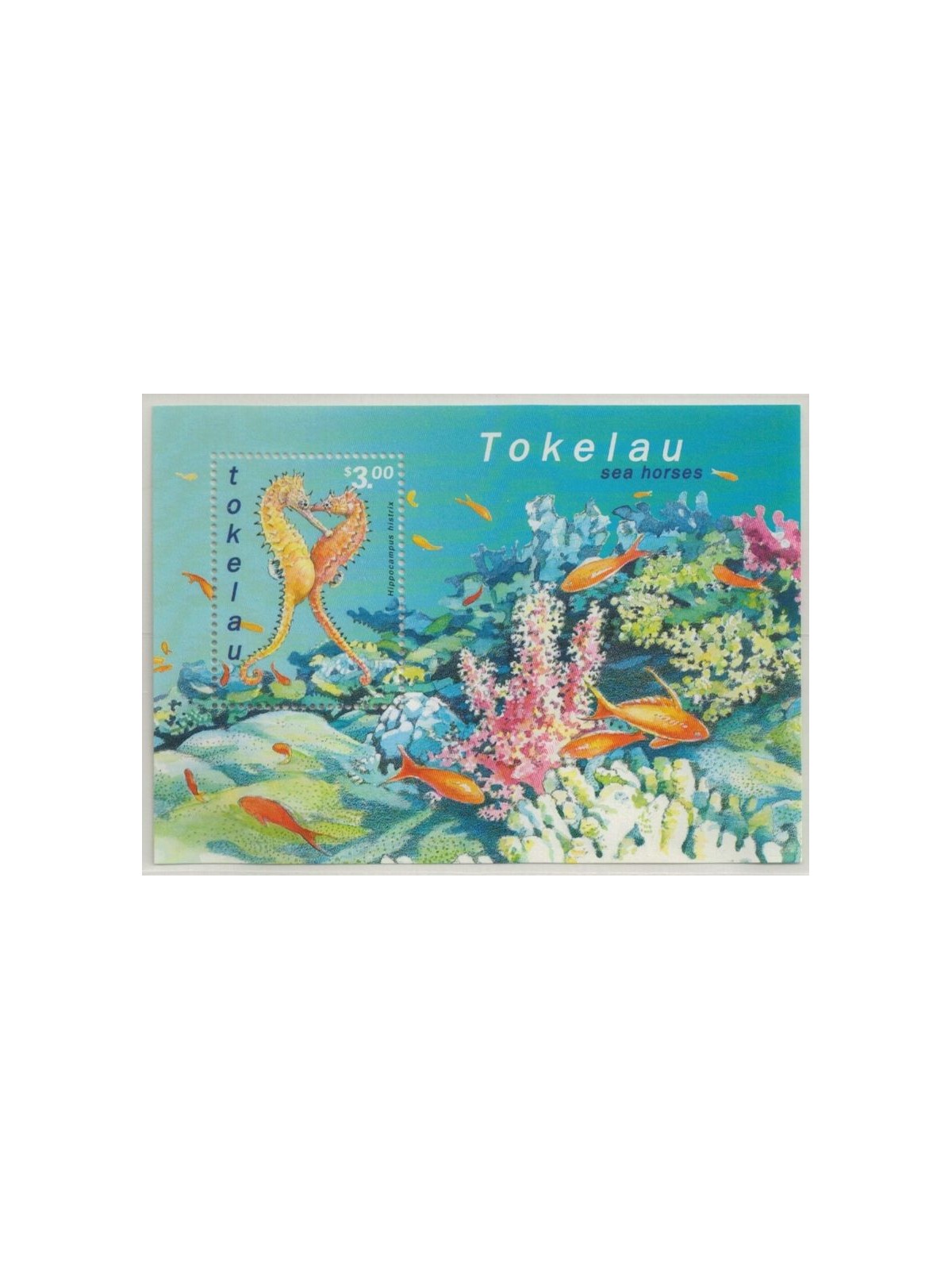 TOKELAU 2001 Sea Horses 1 s/s MNH**