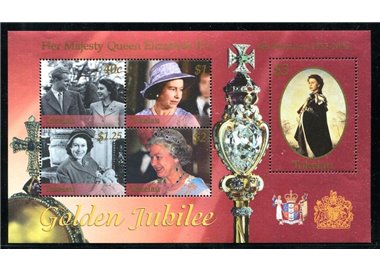 TOKELAU 2002 Golden jubilee 1 BF MNH**