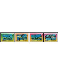 TOKELAU 2002 Sharks 4v MNH**