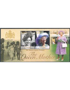 TOKELAU 2002 Queen mother 1 BF MNH**
