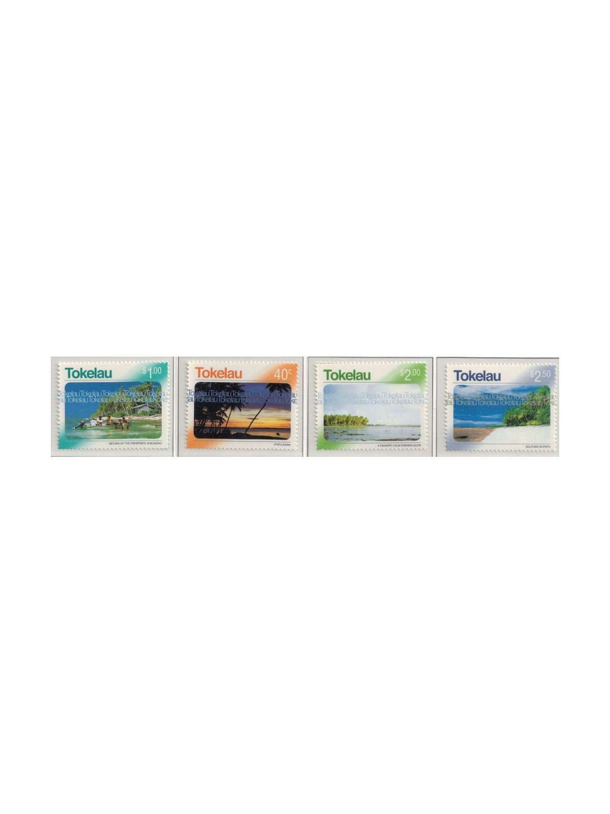 TOKELAU 2004 Tourism 4v MNH**