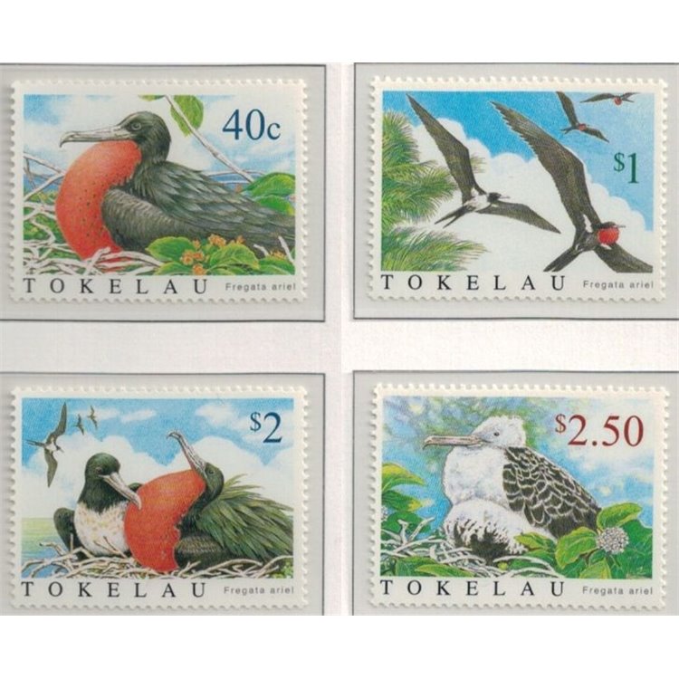 TOKELAU 2004 Fregat birds 4v MNH**