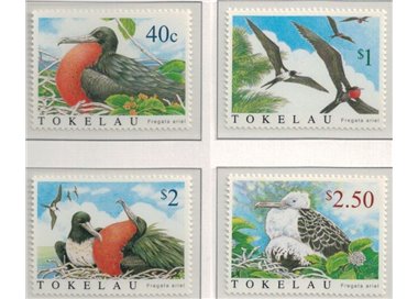 TOKELAU 2004 Fregat birds 4v MNH**