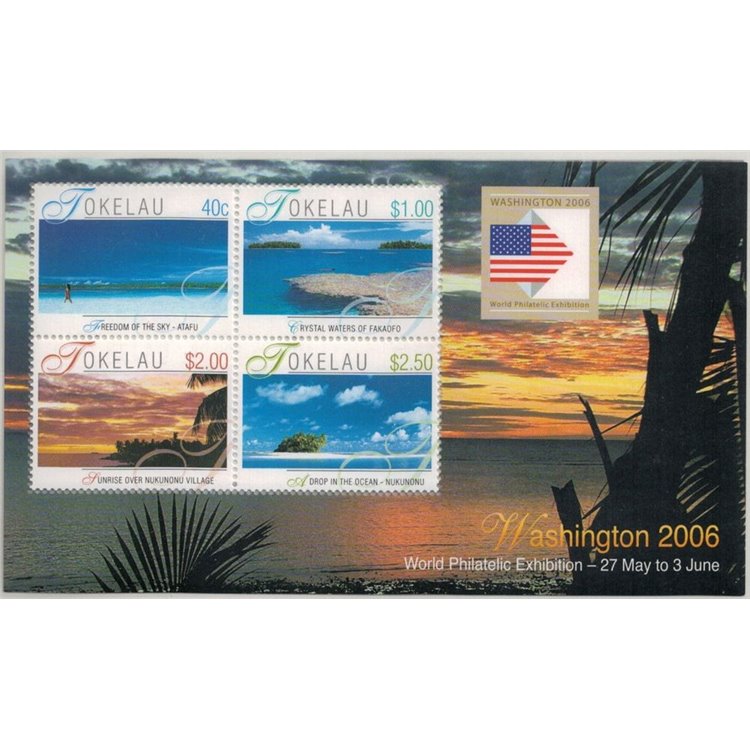 TOKELAU 2006 Washington 2006 1 s/s MNH**
