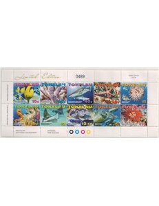 TOKELAU 2007 Marine life 10v MNH**