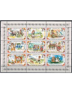 TRISTAN DA CUNHA 1980 Christmas 9v MNH**