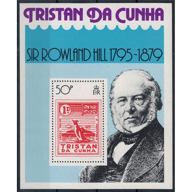TRISTAN DA CUNHA 1979 Sir Rowland Hill s/s MNH**